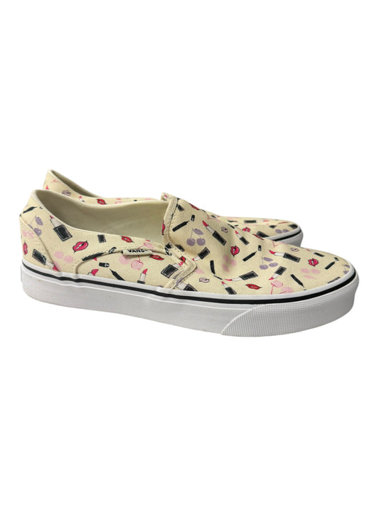 Shoes Sneakers By Vans In Tan, Size:8
