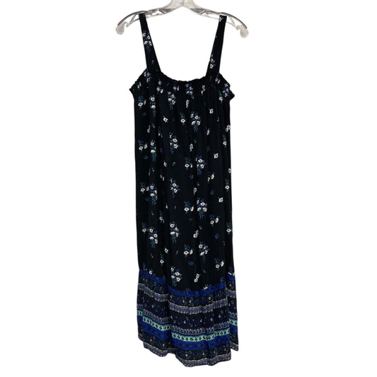 Dress Casual Midi By Old Navy In Black & White, Size:M