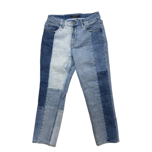 Jeans Boot Cut By Flying Monkey In Blue Denim, Size:6