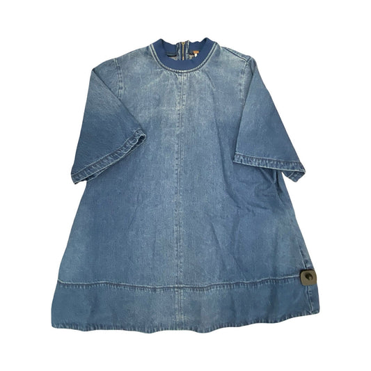 Dress Casual Midi By Free People In Blue Denim, Size:S
