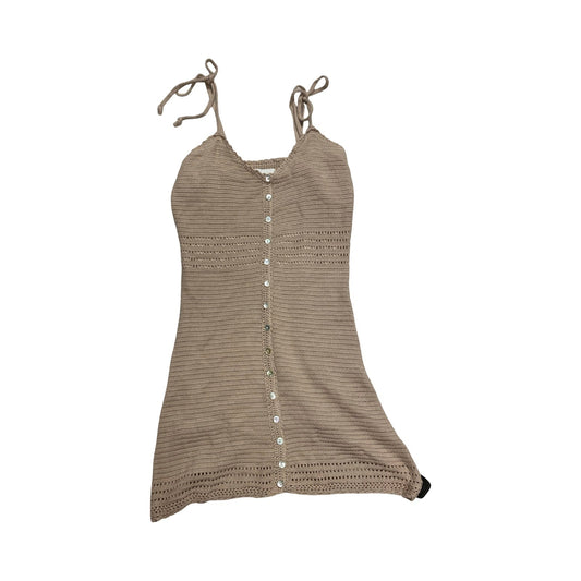 Dress Casual Midi By Olive And Oak In Tan, Size:L