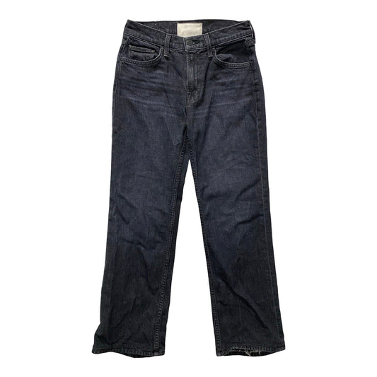 Jeans Boyfriend By Mother In Black Denim, Size:0