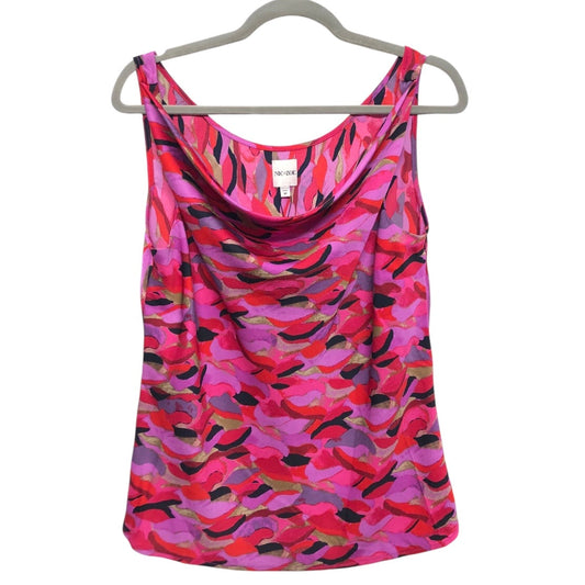 Top Sleeveless By Nic + Zoe In Purple & Red, Size:M