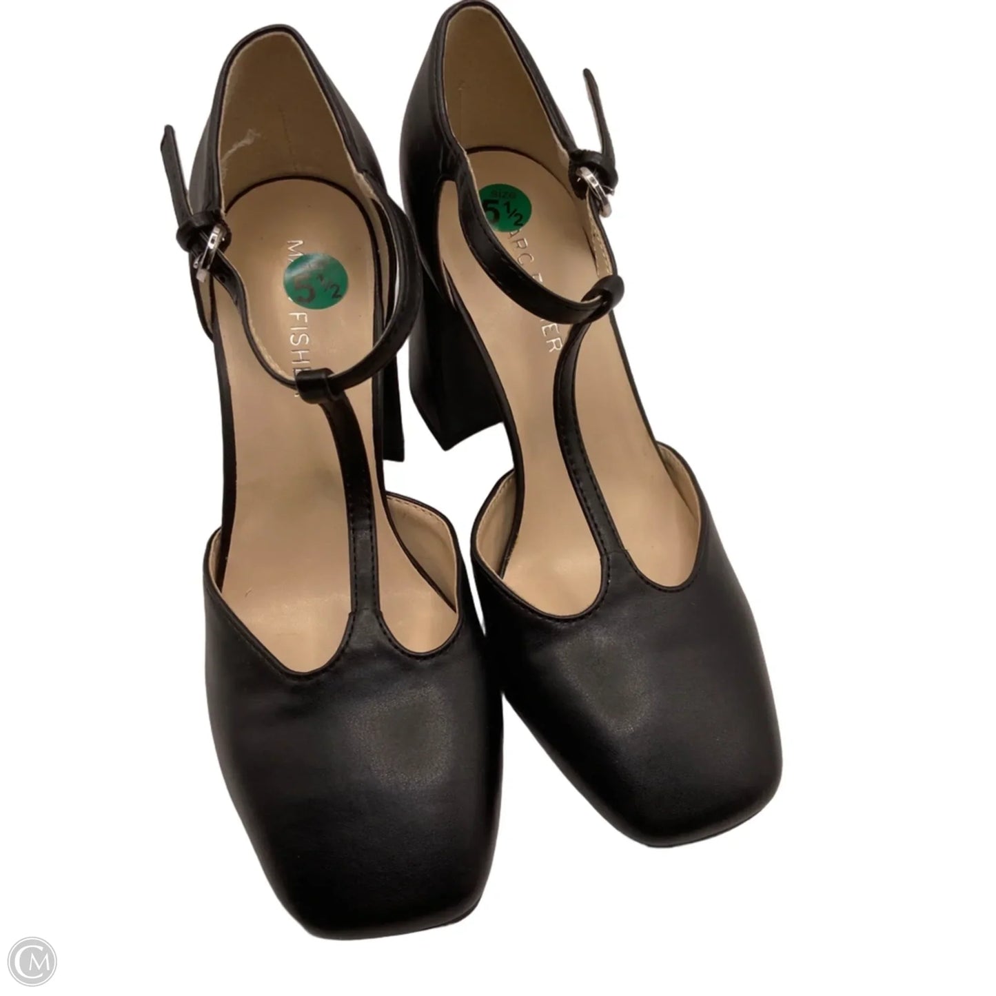 Shoes Heels Block By Marc Fisher In Black, Size: 5.5