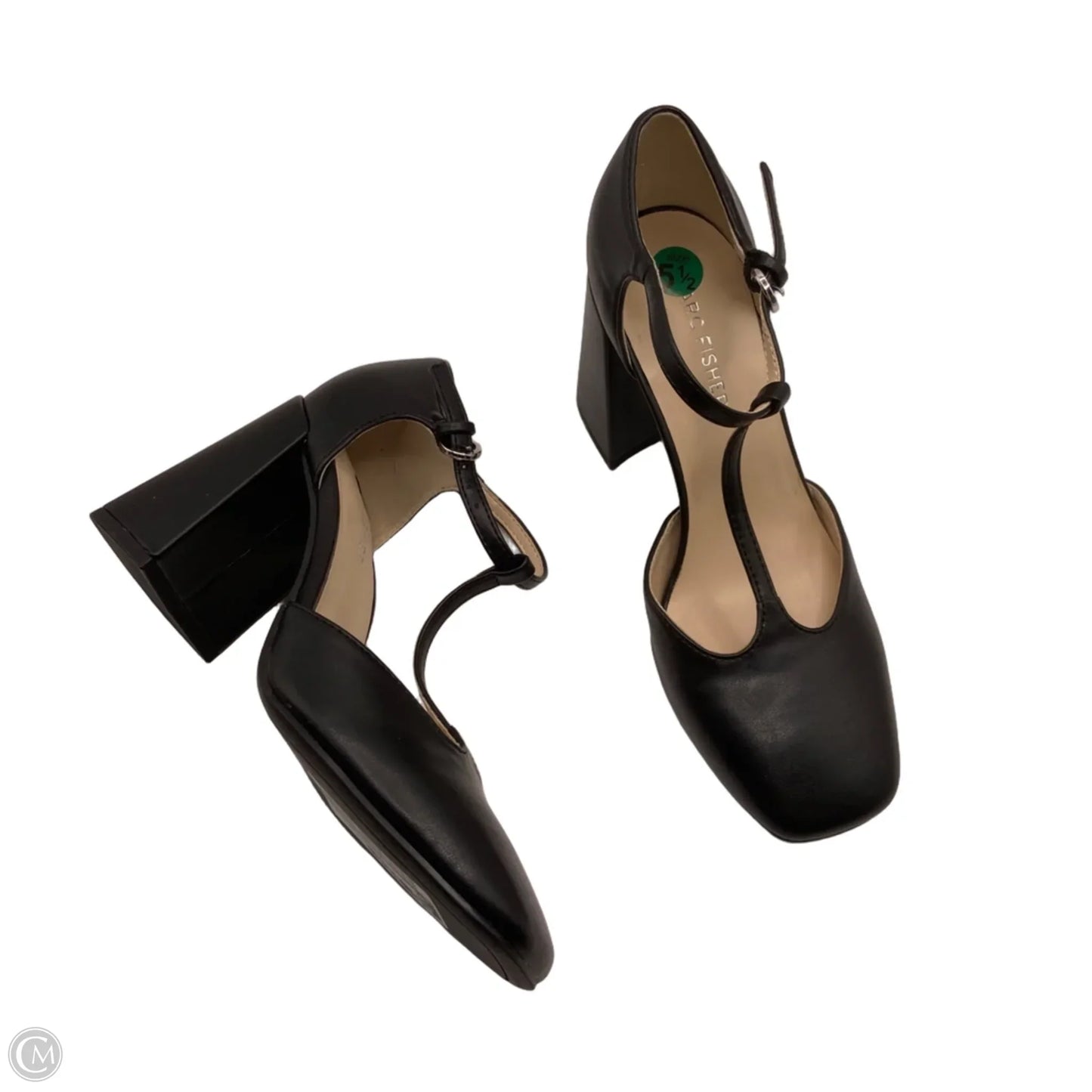 Shoes Heels Block By Marc Fisher In Black, Size: 5.5