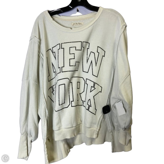 Sweatshirt Crewneck By We The Free In Cream, Size: Xs