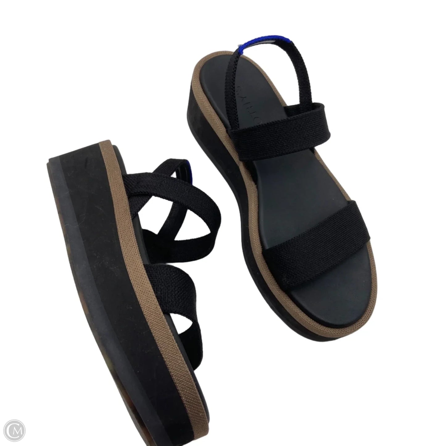 Sandals Heels Platform By Rothys In Black, Size: 7.5