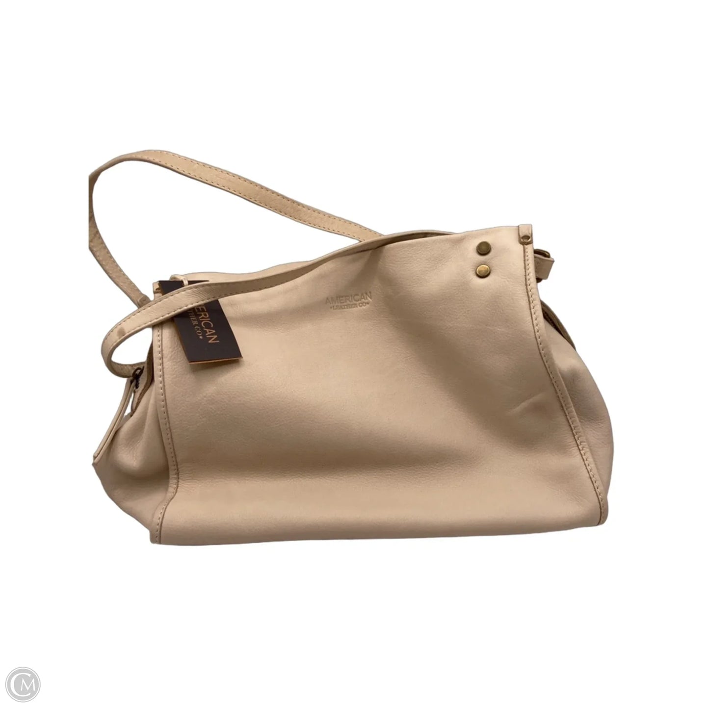 Handbag Leather By Clothes Mentor, Size: Medium