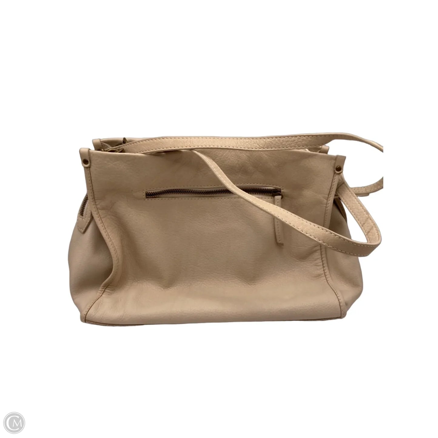 Handbag Leather By Clothes Mentor, Size: Medium
