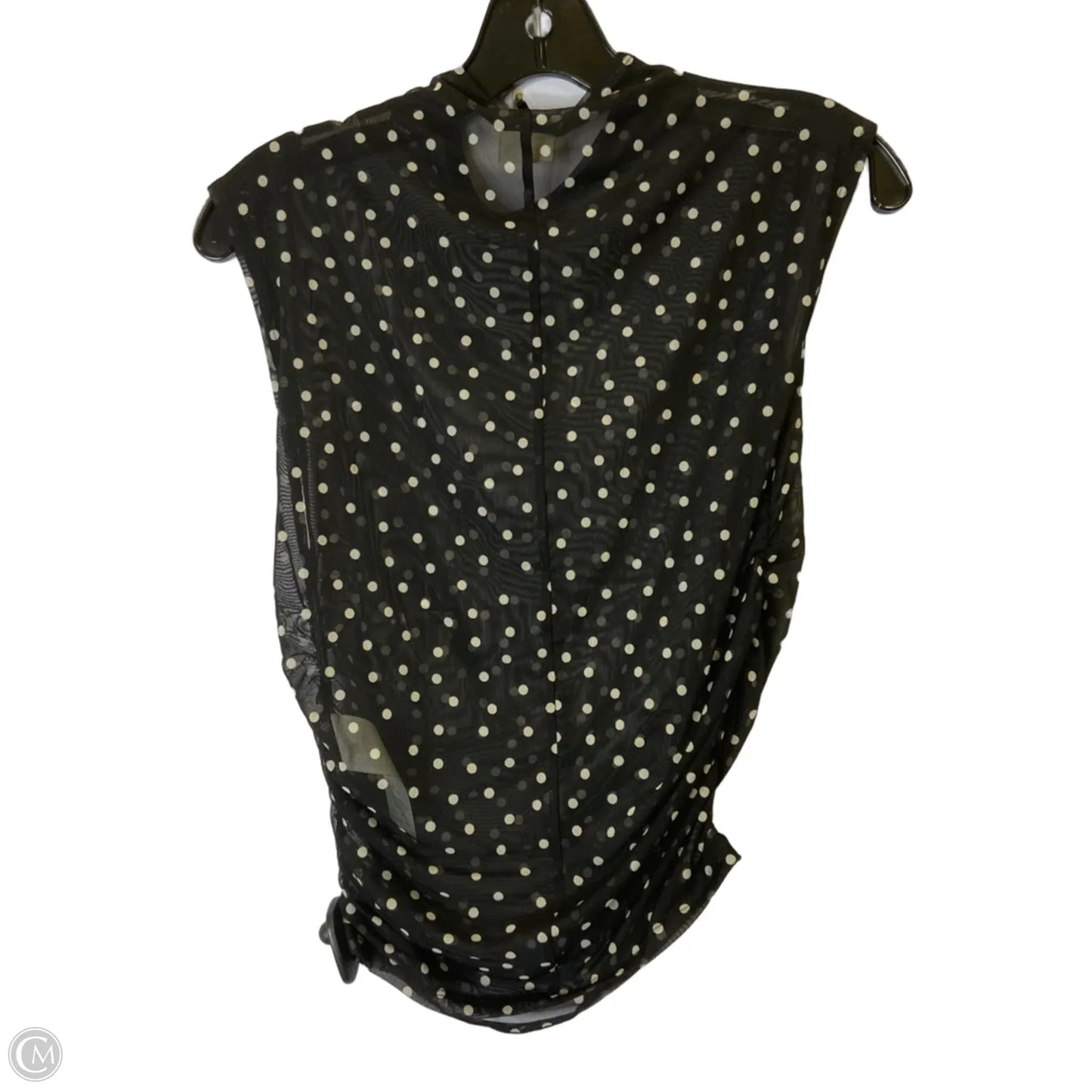 Blouse Sleeveless By Abercrombie And Fitch In Black, Size: M