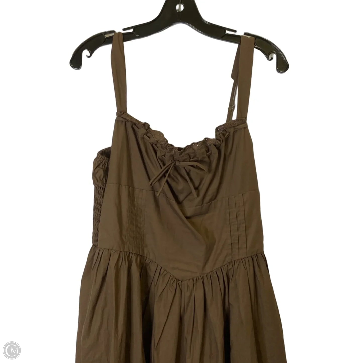 Dress Casual Midi By En Saison In Brown, Size: L