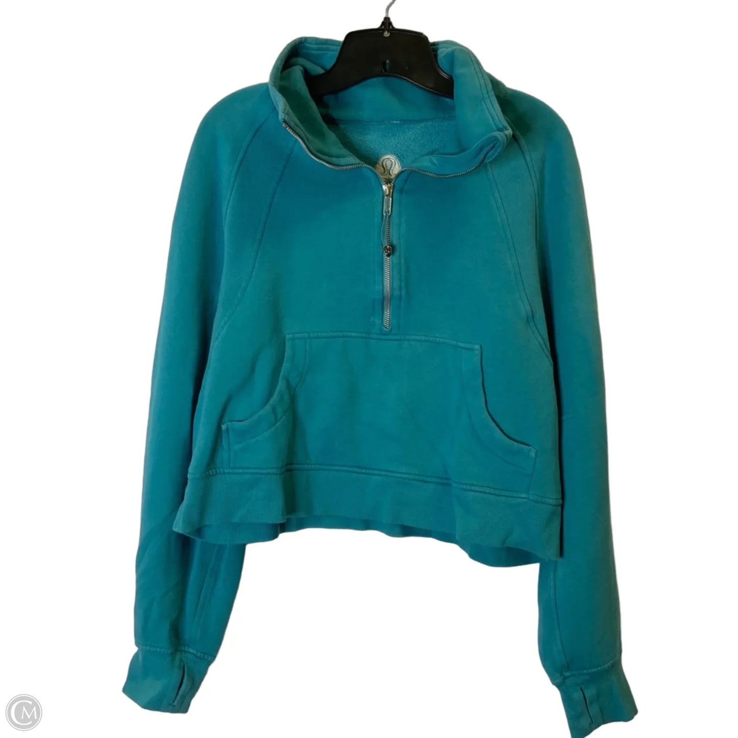 Athletic Sweatshirt Collar By Lululemon In Blue, Size: M