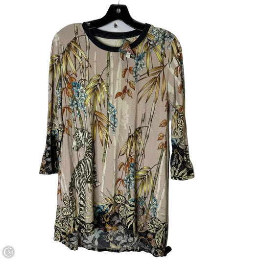 Top Long Sleeve By Johnny Was In Multi-colored, Size: M