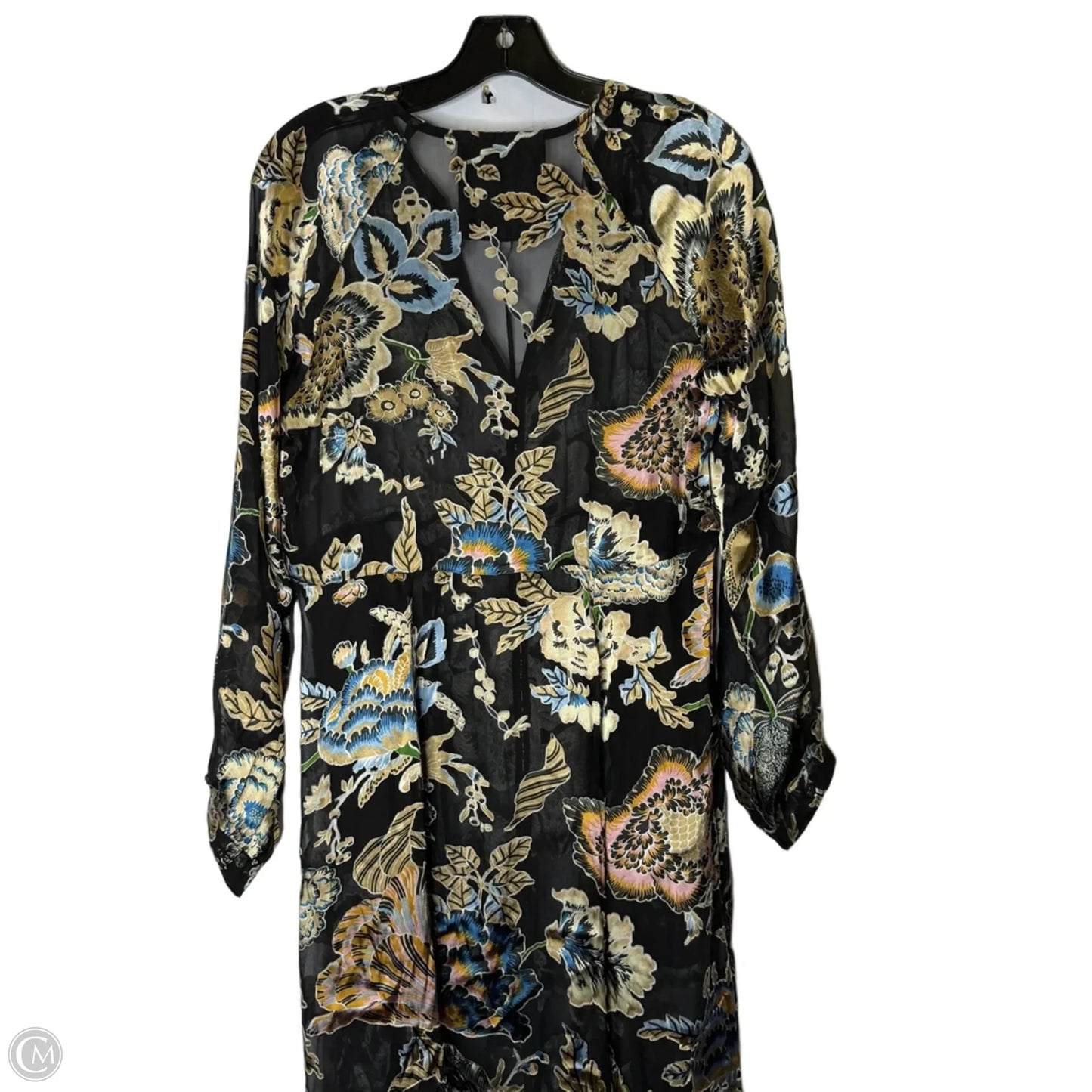 Dress Casual Maxi By Johnny Was In Black, Size: M