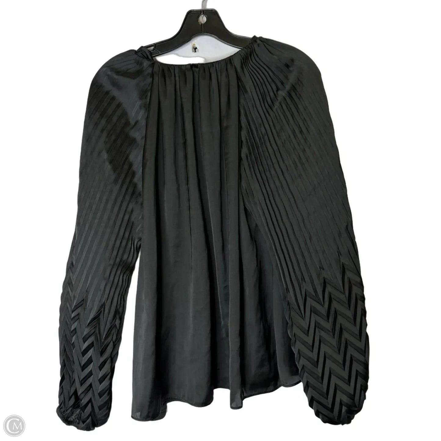 Blouse Long Sleeve By Johnny Was In Black, Size: M