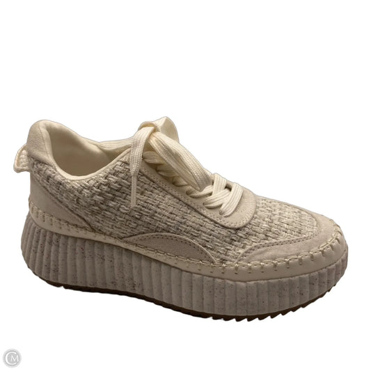 Shoes Sneakers By Universal Thread In Cream, Size: 6