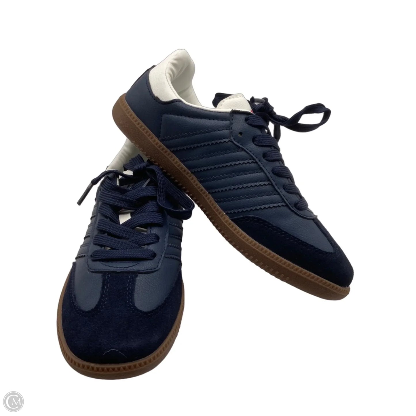 Shoes Sneakers By Clothes Mentor In Navy, Size: 7