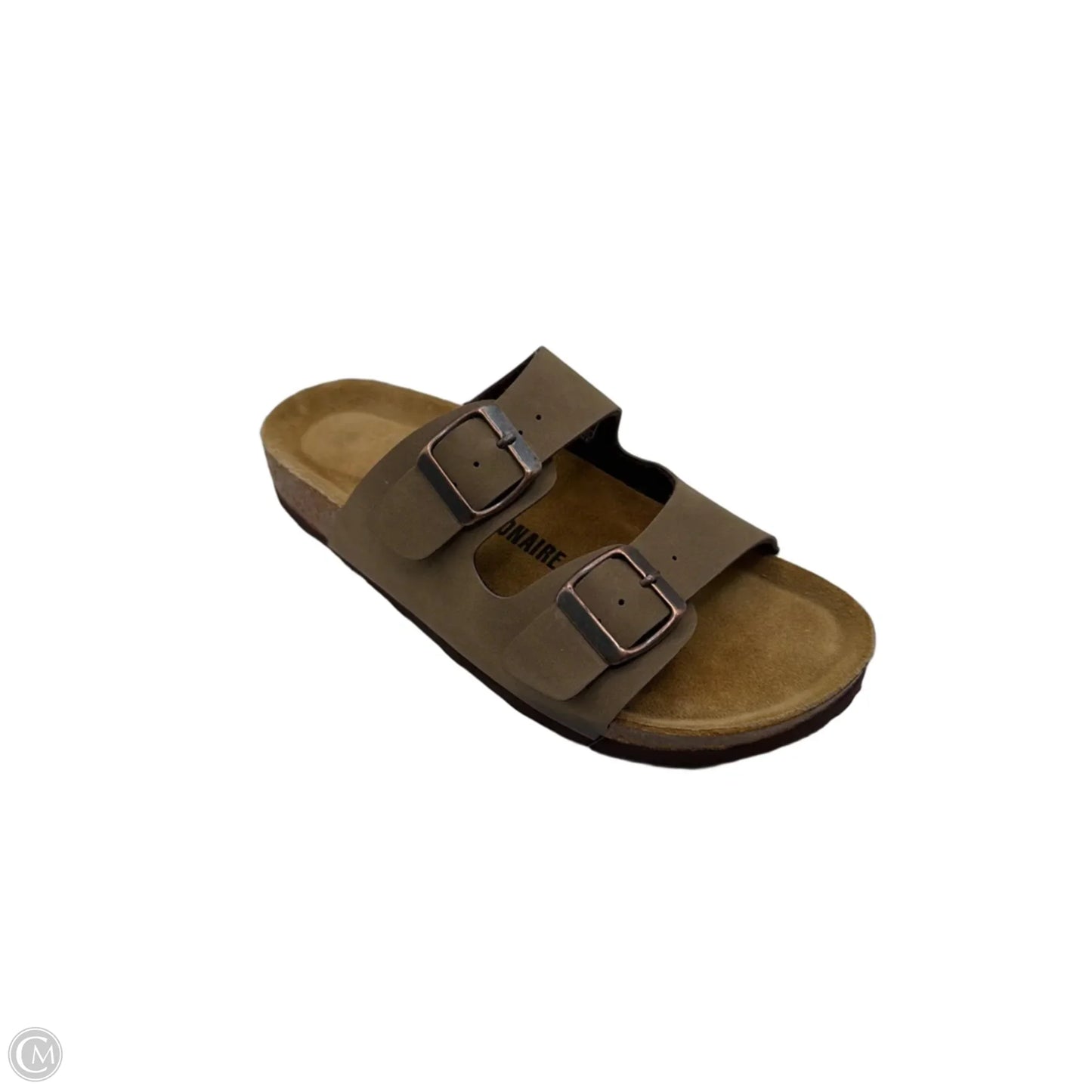 Sandals Flats By Cushionaire In Brown, Size: 6.5
