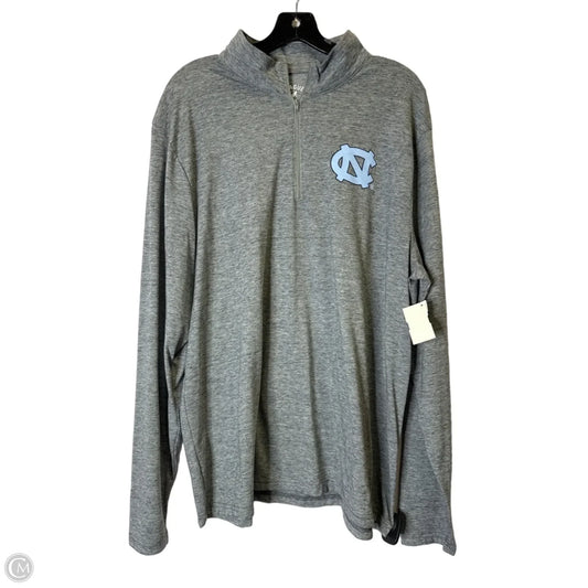 Sweatshirt Collar By Clothes Mentor In Grey, Size: 2x