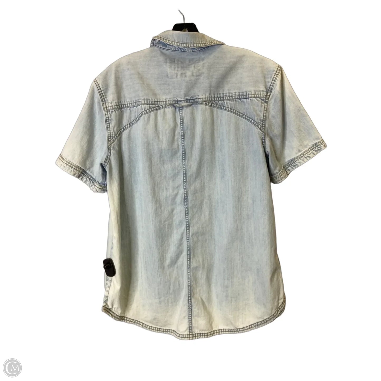 Top Short Sleeve By We The Free In Blue Denim, Size: S