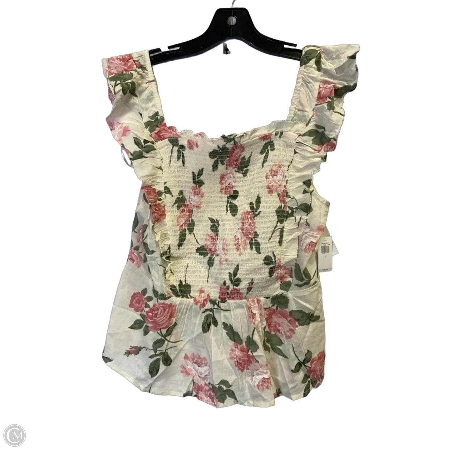 Top Sleeveless By Old Navy In Cream, Size: L