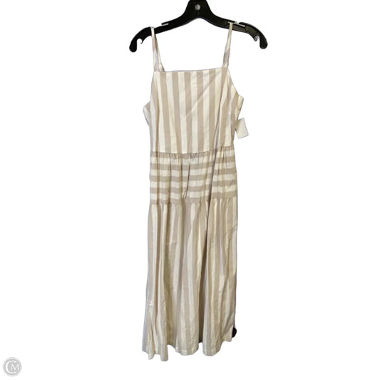 Dress Casual Midi By Universal Thread In Cream, Size: S