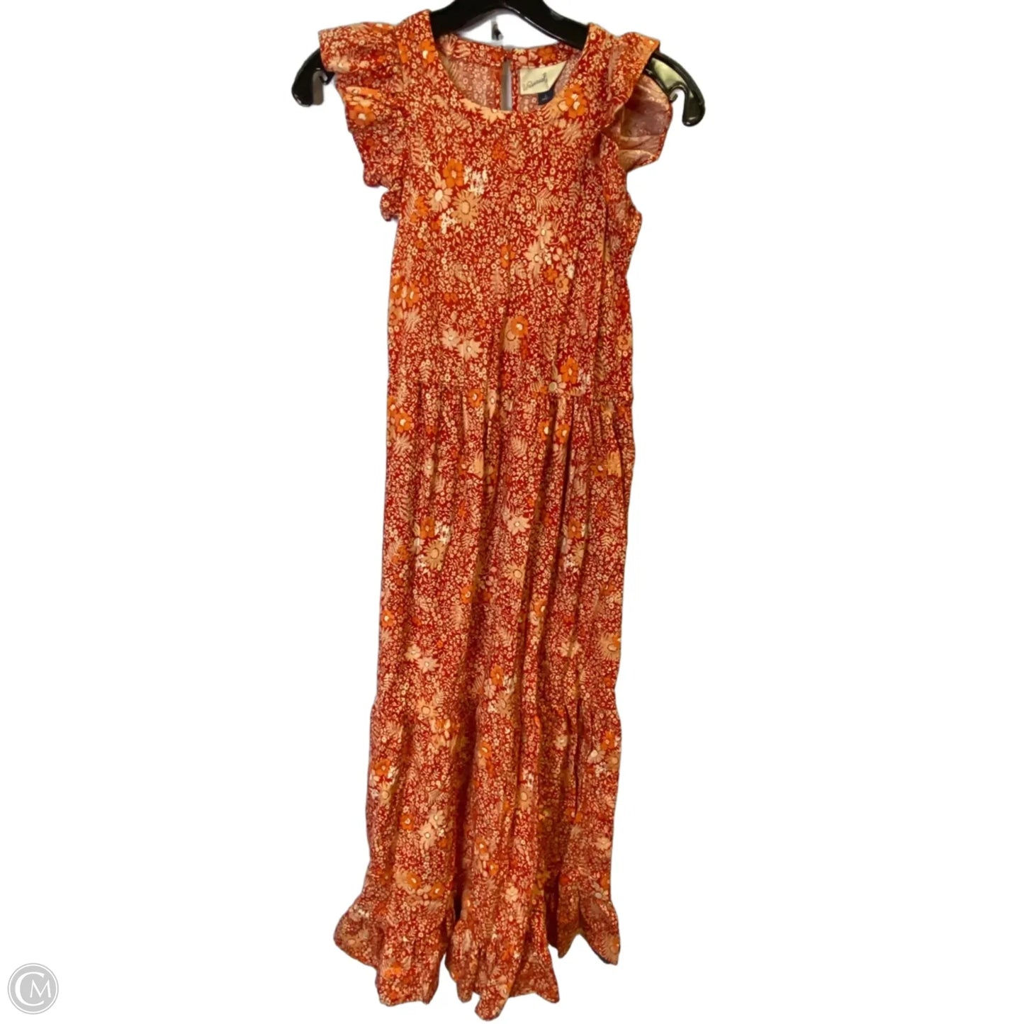 Dress Casual Midi By Universal Thread In Orange, Size: S