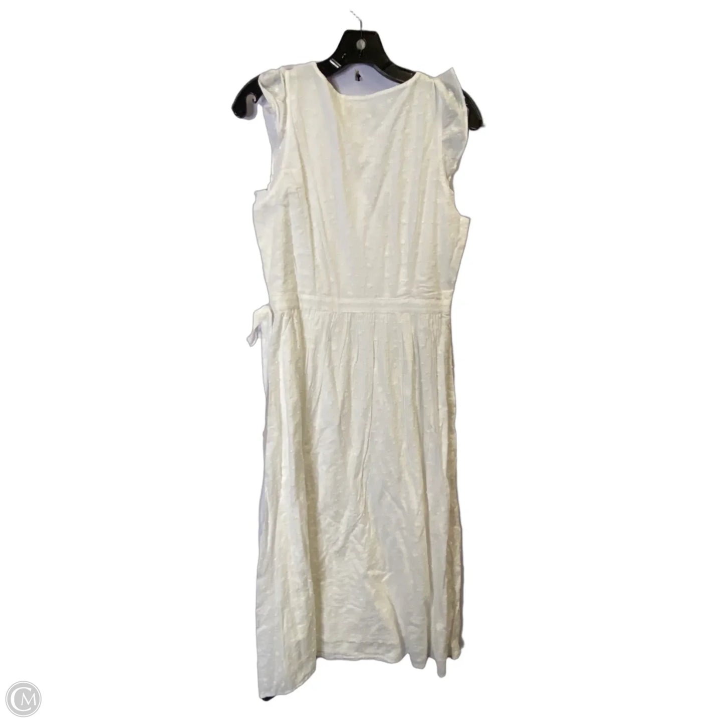 Dress Casual Midi By Loft In White, Size: S
