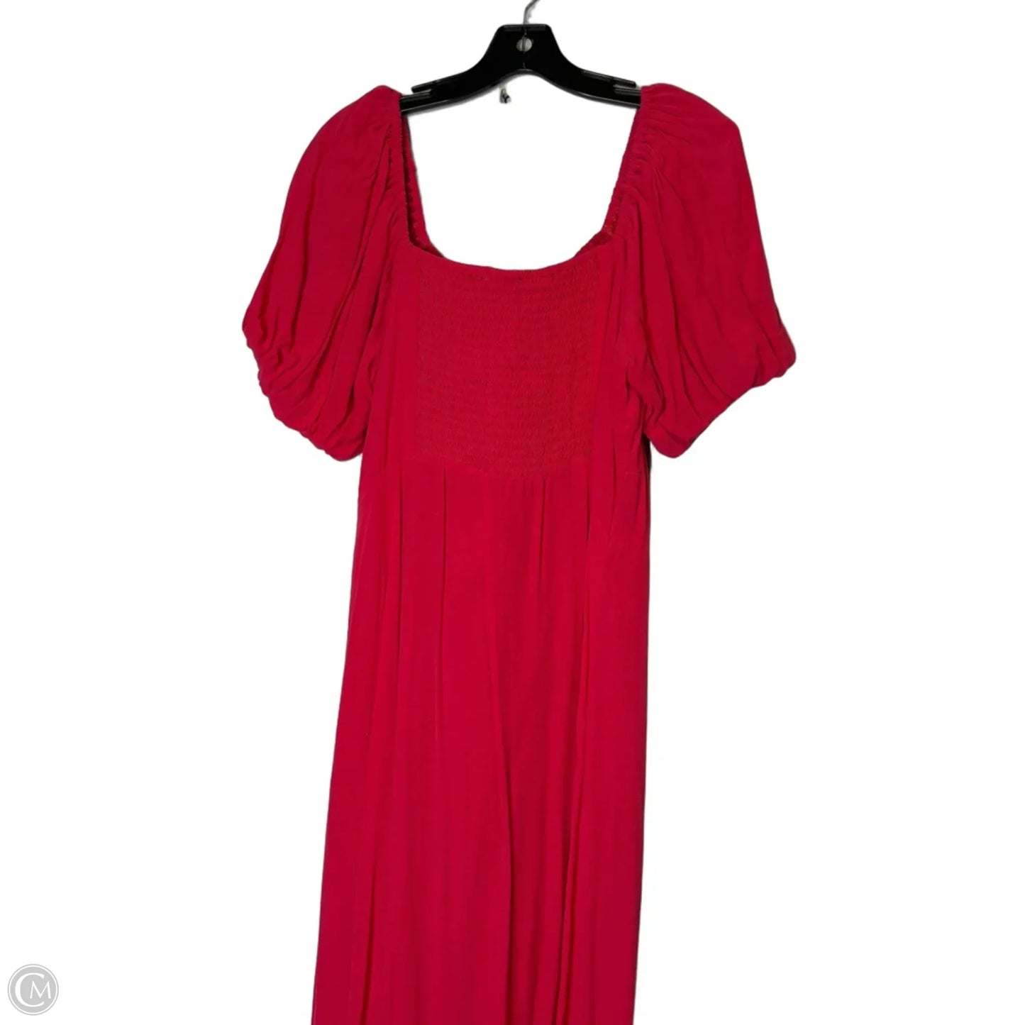 Dress Casual Midi By Forever 21 In Pink, Size: 2x