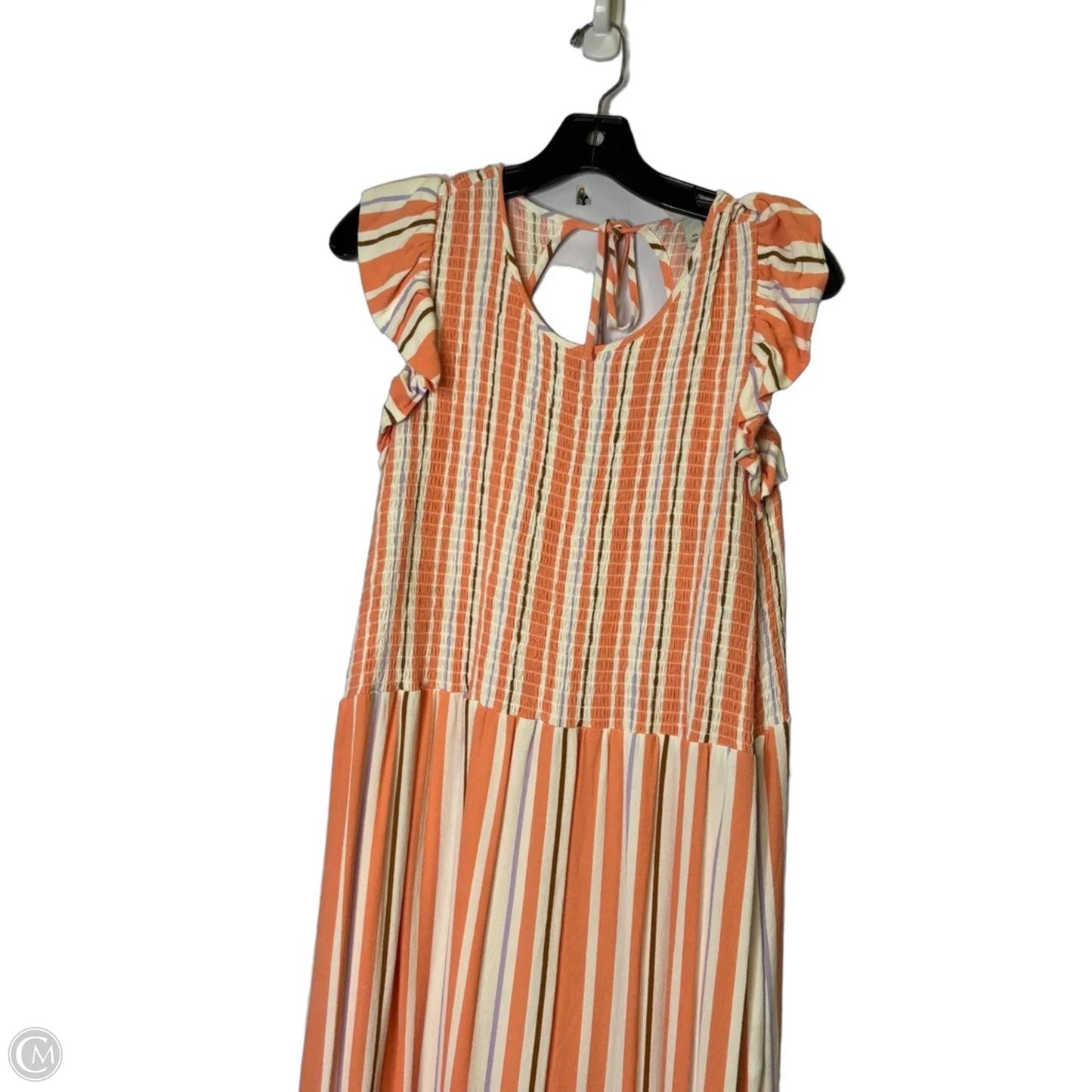 Dress Casual Midi By A New Day In Orange, Size: Xl