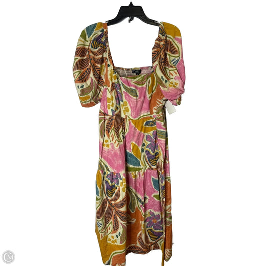 Dress Casual Midi By Crystal Sky In Multi-colored, Size: Xl