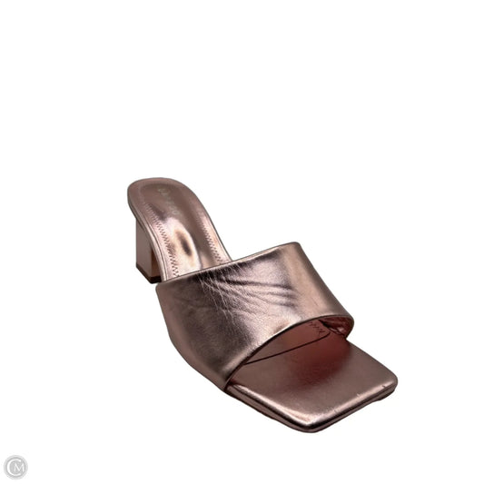 Shoes Heels Block By Bamboo In Pink, Size: 10