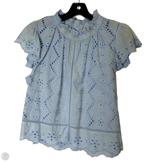 Top Short Sleeve By Clothes Mentor In Blue, Size: L