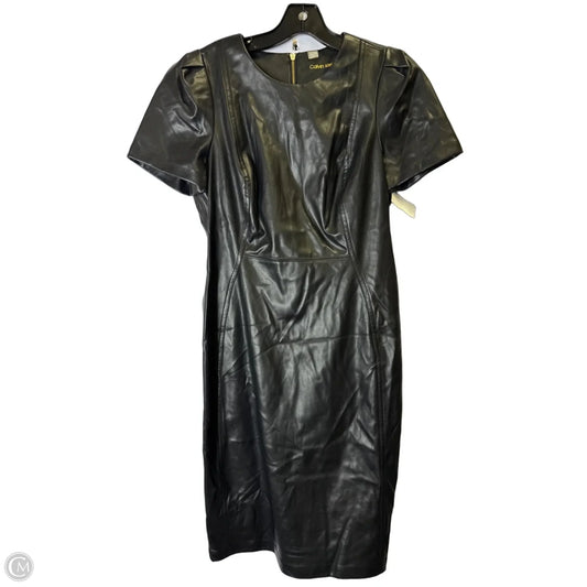 Dress Work By Calvin Klein In Black, Size: 10