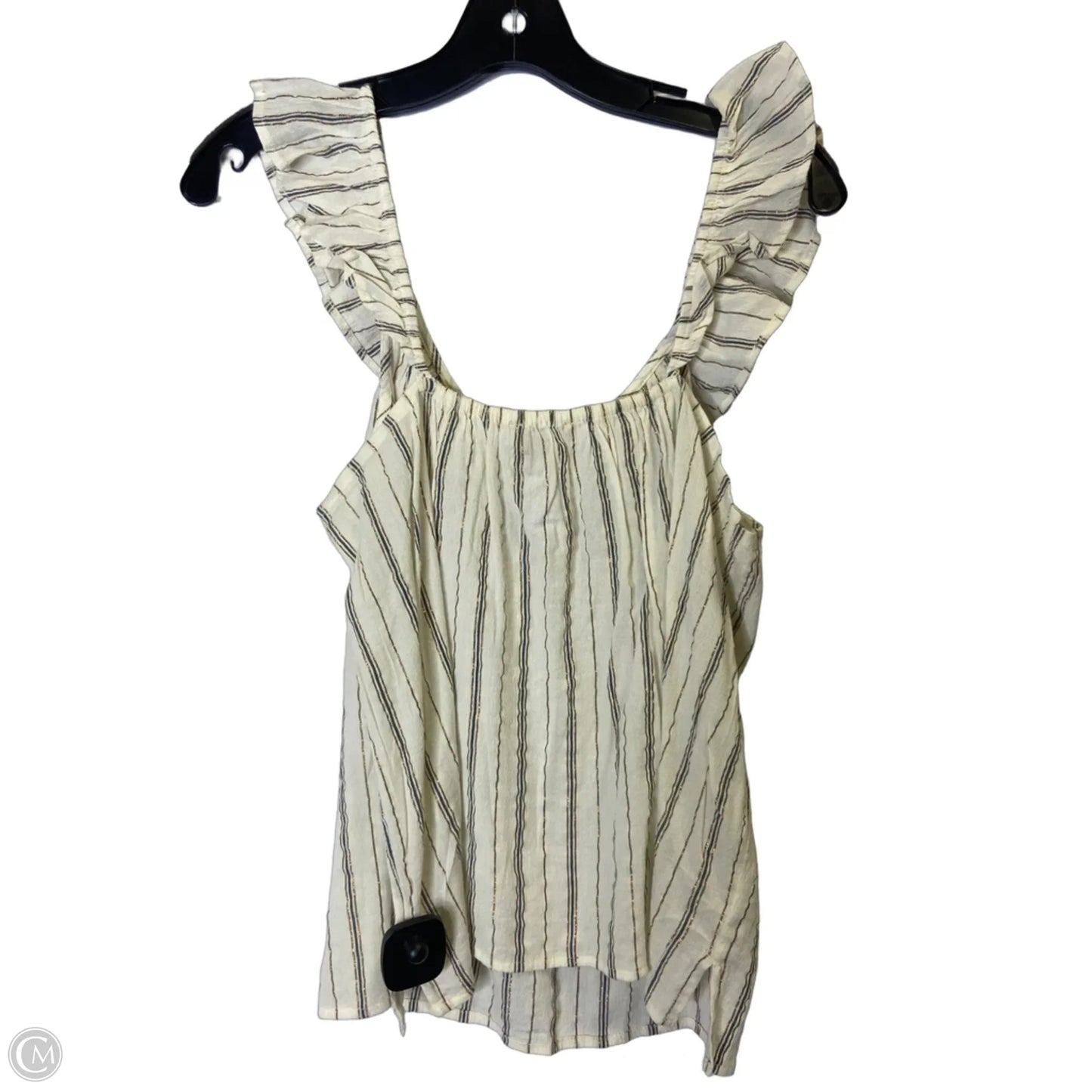 Top Sleeveless By Loft In Cream, Size: S