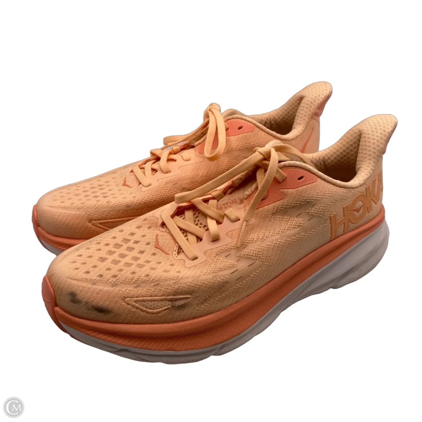 Shoes Athletic By Hoka In Orange, Size: 10