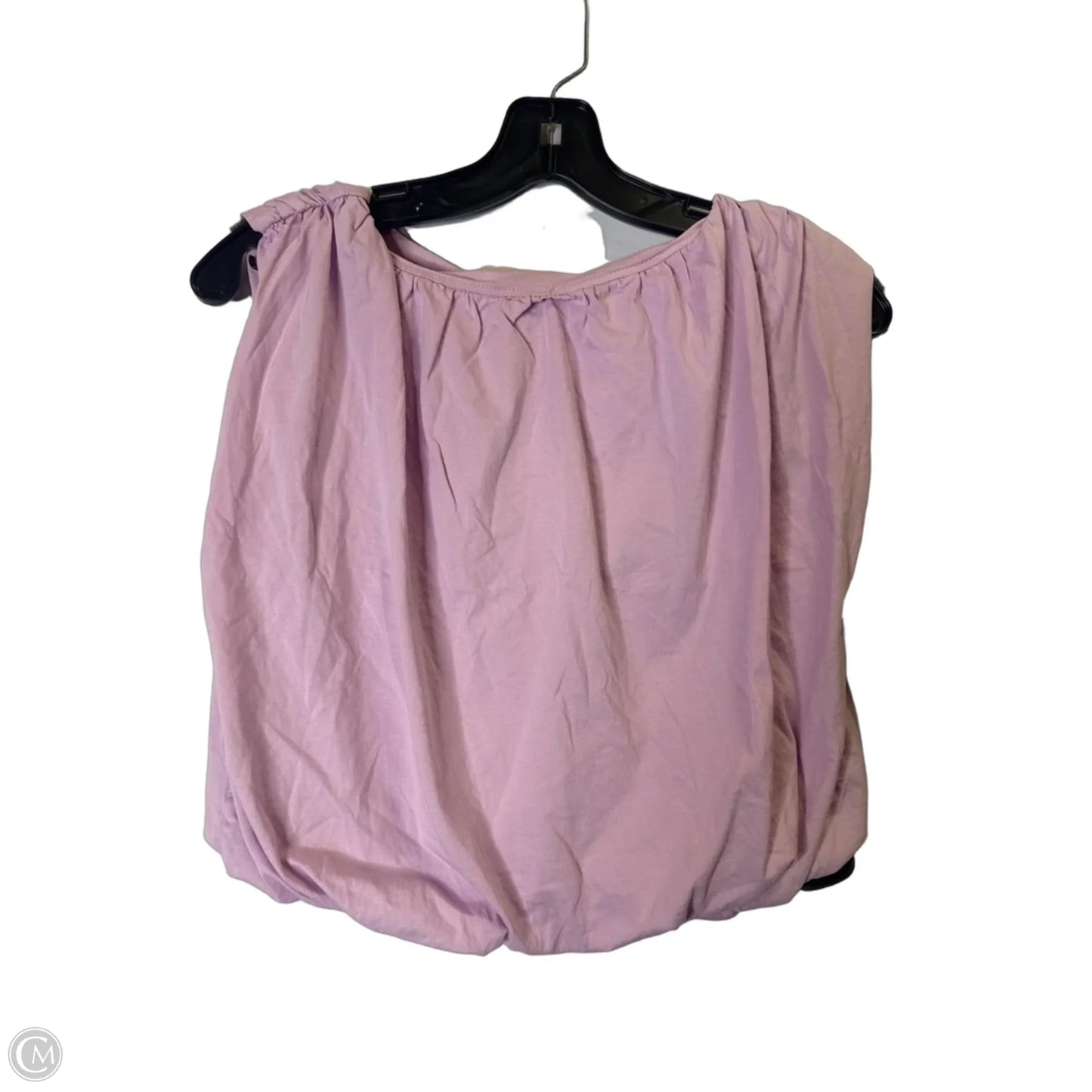 Top Short Sleeve By Loft In Purple, Size: S