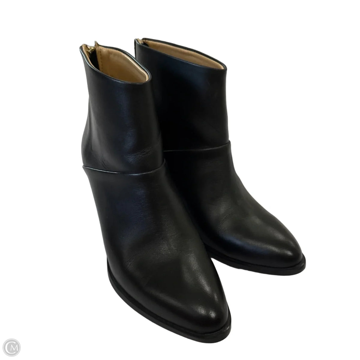 Boots Ankle Heels By Cmc In Black, Size: 8.5