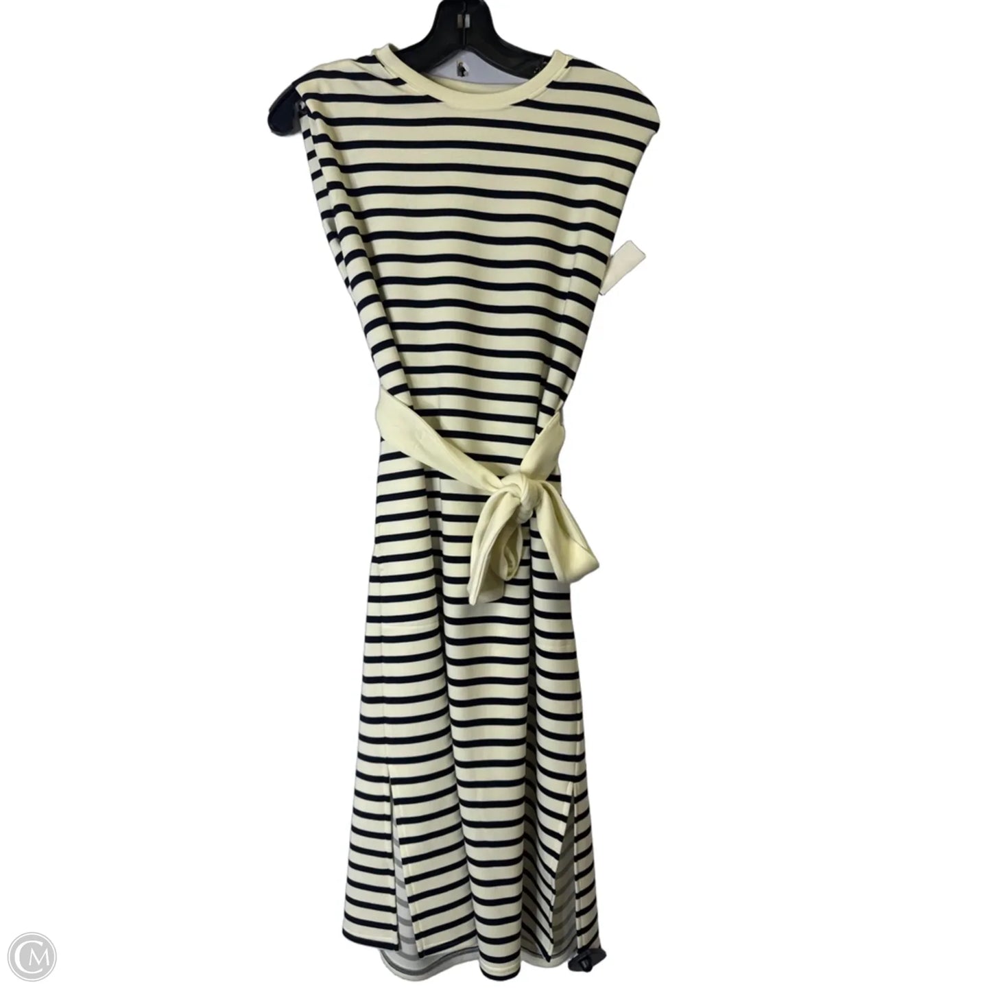 Dress Casual Midi By Spanx In Striped Pattern, Size: S