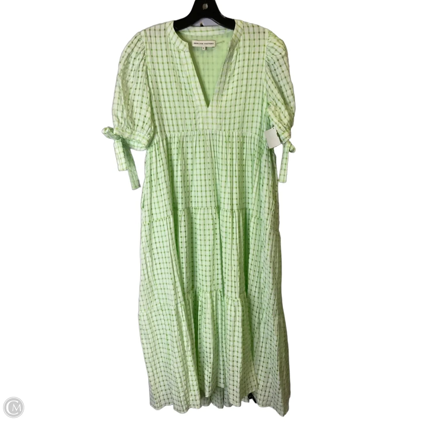 Dress Casual Midi By English Factory In Green, Size: S