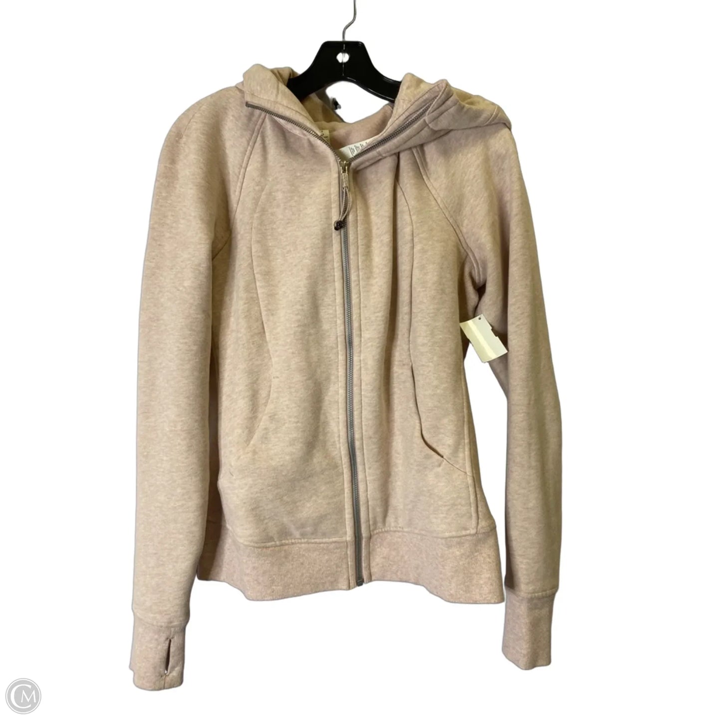 Athletic Jacket By Lululemon In Pink, Size: 8