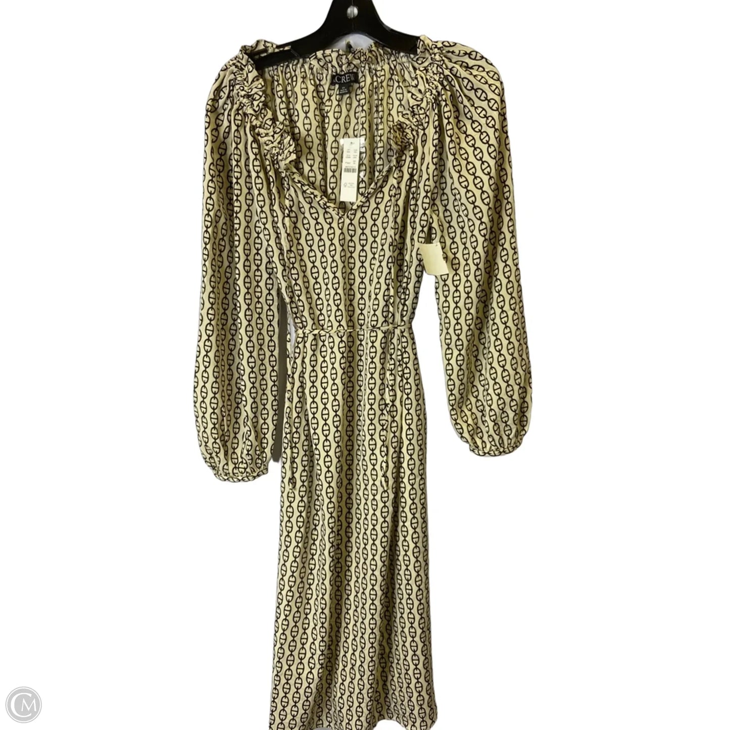 Dress Casual Midi By J. Crew In Cream, Size: Xs