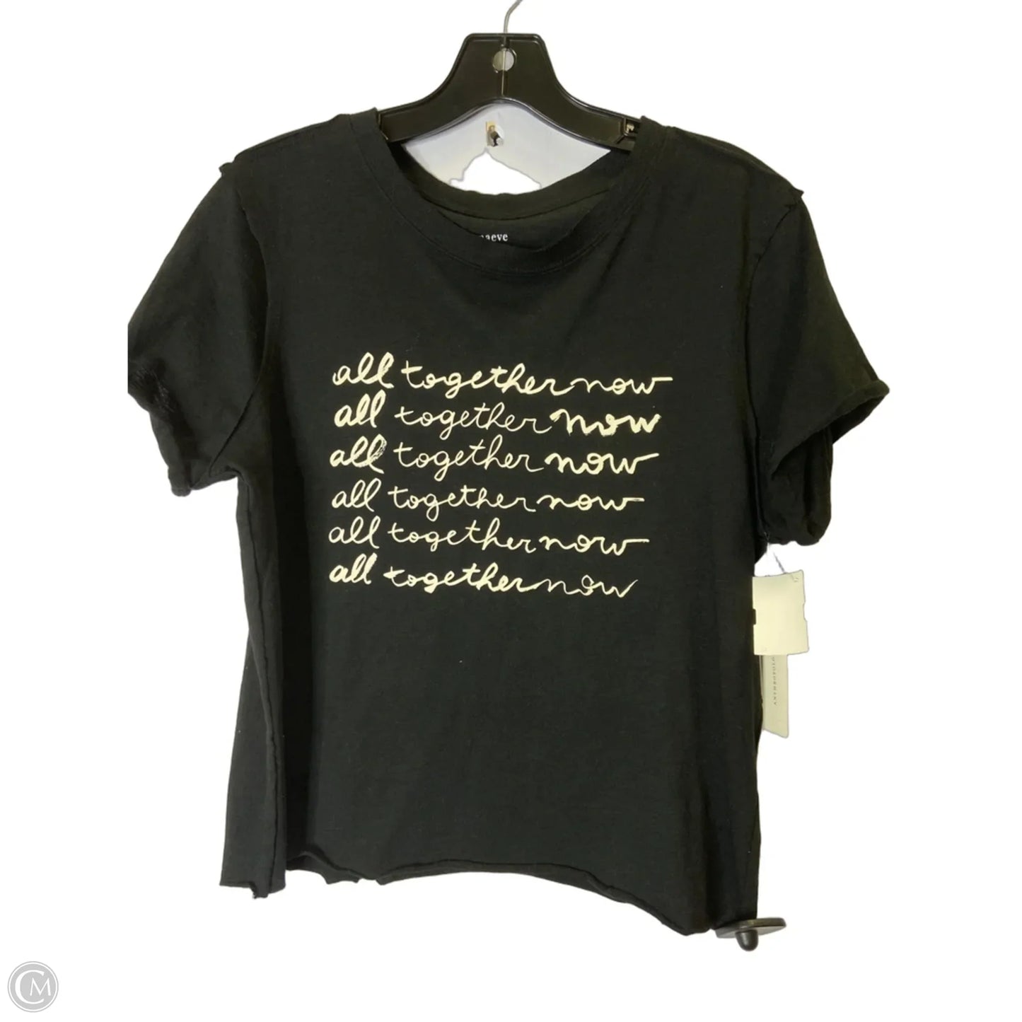 Top Short Sleeve By Maeve In Black, Size: S
