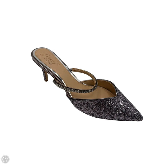 Shoes Heels Stiletto By Badgley Mischka In Purple, Size: 9