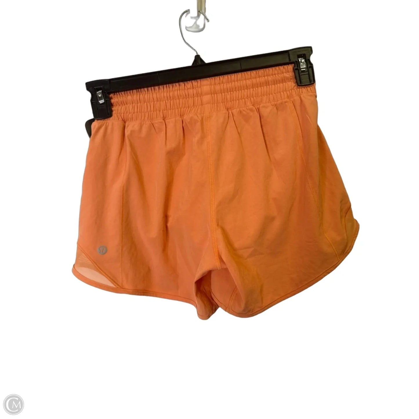 Athletic Shorts By Lululemon In Orange, Size: 4