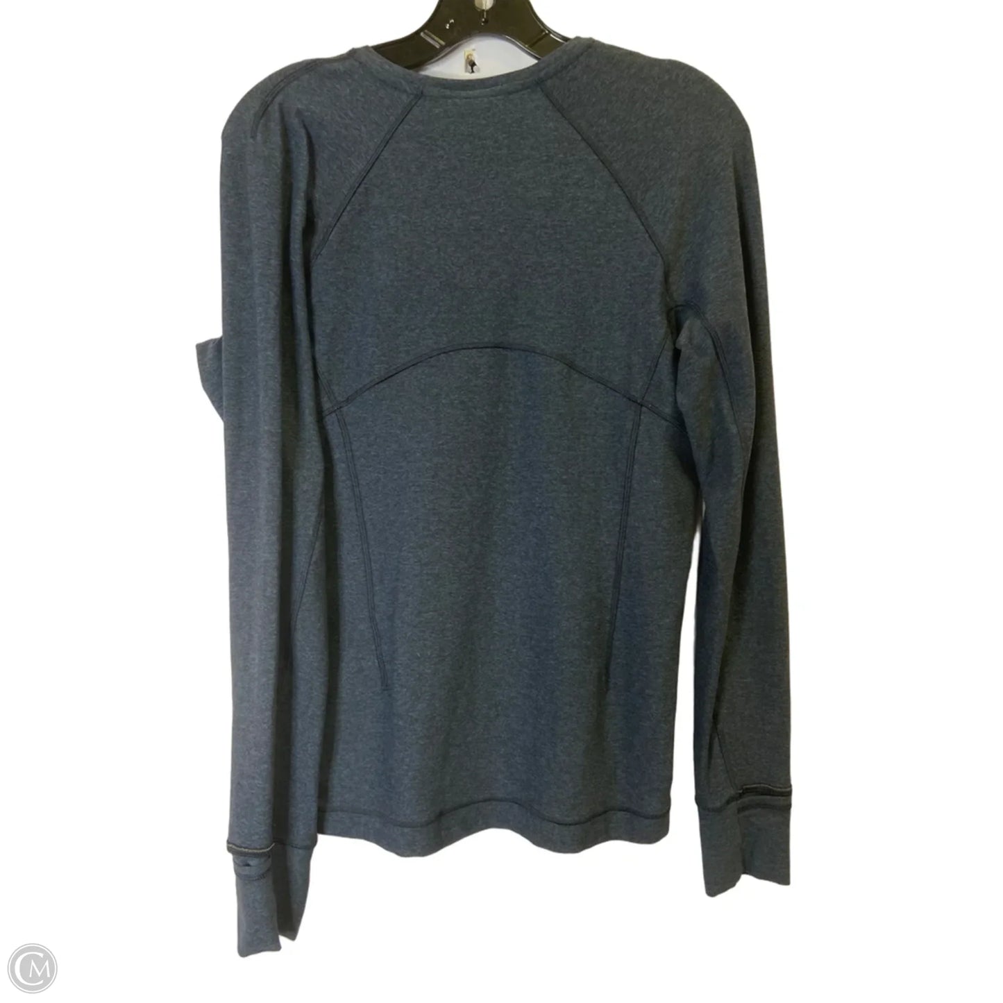 Athletic Top Long Sleeve Crewneck By Lululemon In Navy, Size: 12