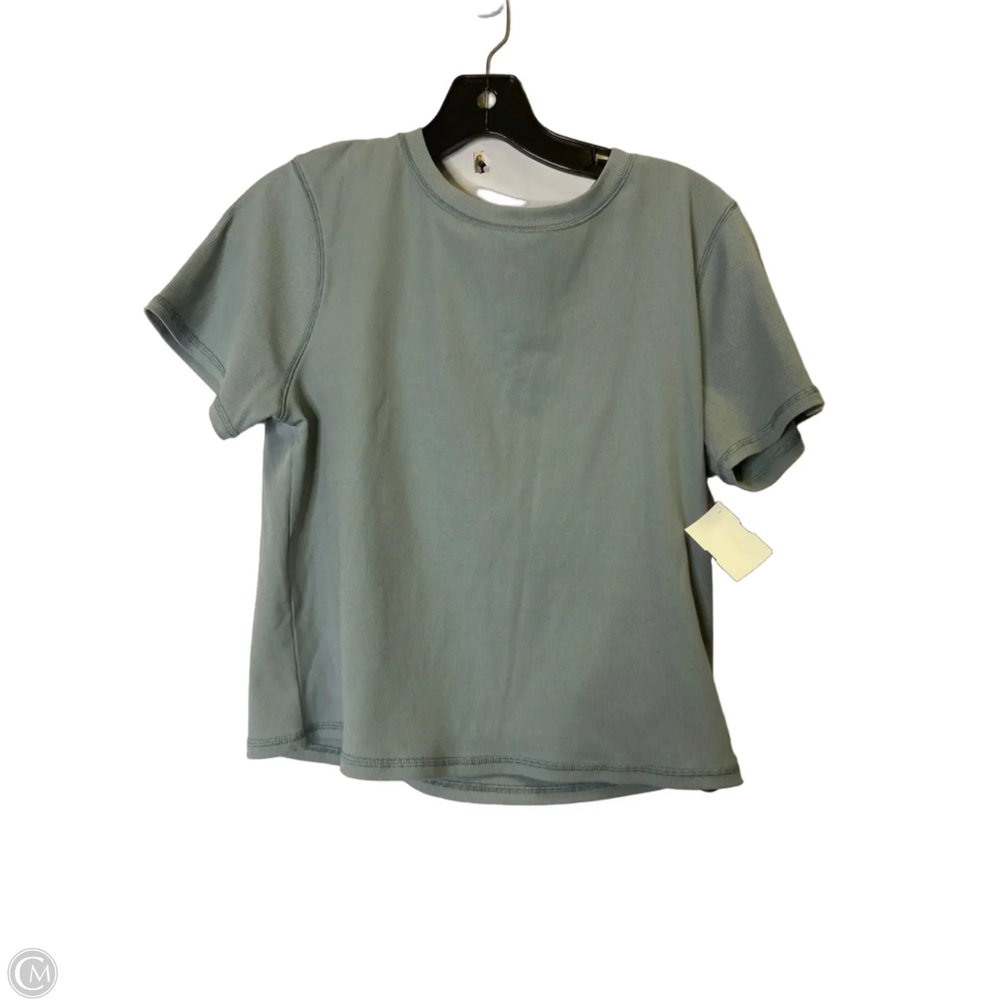 Athletic Top Short Sleeve By Vuori In Blue, Size: Xl