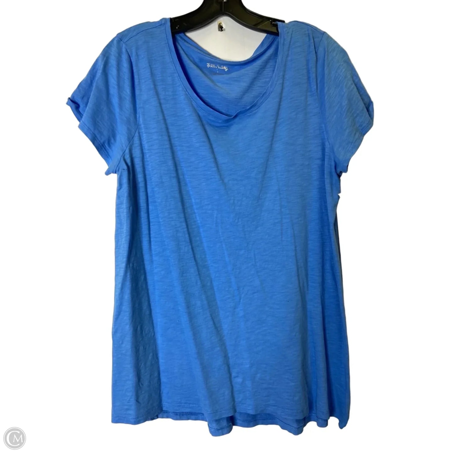Top Short Sleeve Basic By Lilly Pulitzer In Blue, Size: L