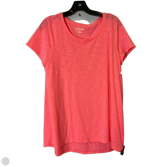 Top Short Sleeve Basic By Lilly Pulitzer In Pink, Size: L