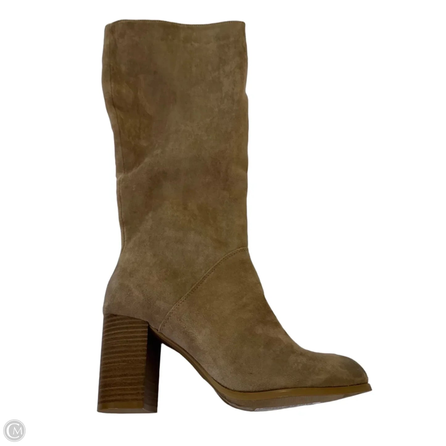 Boots Knee Heels By Pierre Dumas In Tan, Size: 10